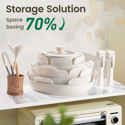 CeramiFlex™ Detachable Cookware 24 Pc Set