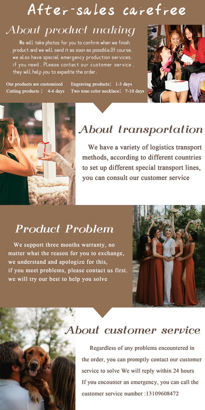 Love Letter Envelope Pendant Necklace Customized Stainless Steel