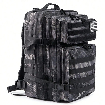 45L Tactical Backpack for Men, Heavy Duty Molle Assault Pack, 3 Day Bug Out Bag for Hiking, Trekking, Hunting, Survival & Gym