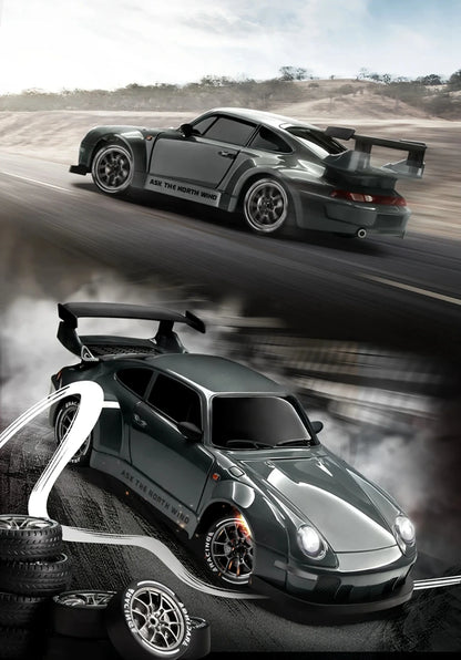 New 4WD Remote Control Drift Car Full Size 1:24 Mini Remote Control Racing Car Model 2.4G Radio High Speed RC Car Boy Toy Gift