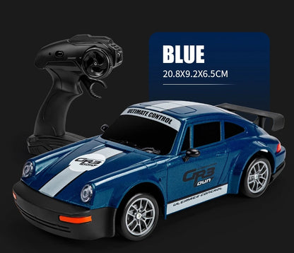 New 4WD Remote Control Drift Car Full Size 1:24 Mini Remote Control Racing Car Model 2.4G Radio High Speed RC Car Boy Toy Gift